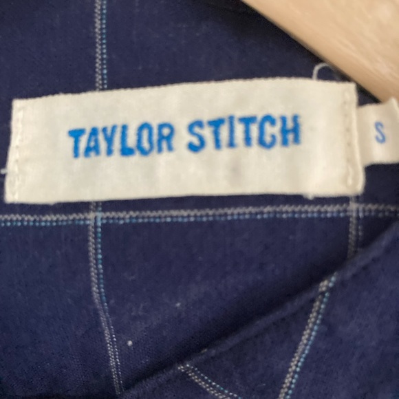 Taylor Stitch Handmade in USA Mandarin Collar LS  Windowpane Check Shirt. Size S - Picture 3 of 11